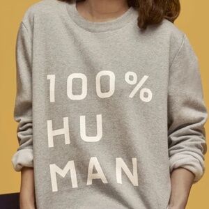 Everlane 100 Percent Human Typography Sweatshirt